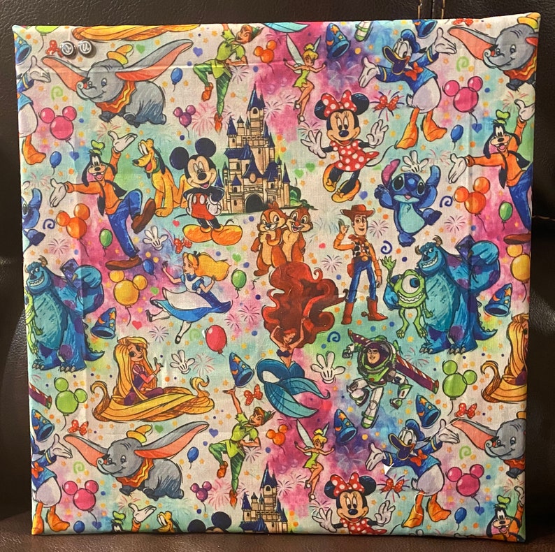 College Teams Sloth Disney 14x14 Fabric Cork Board