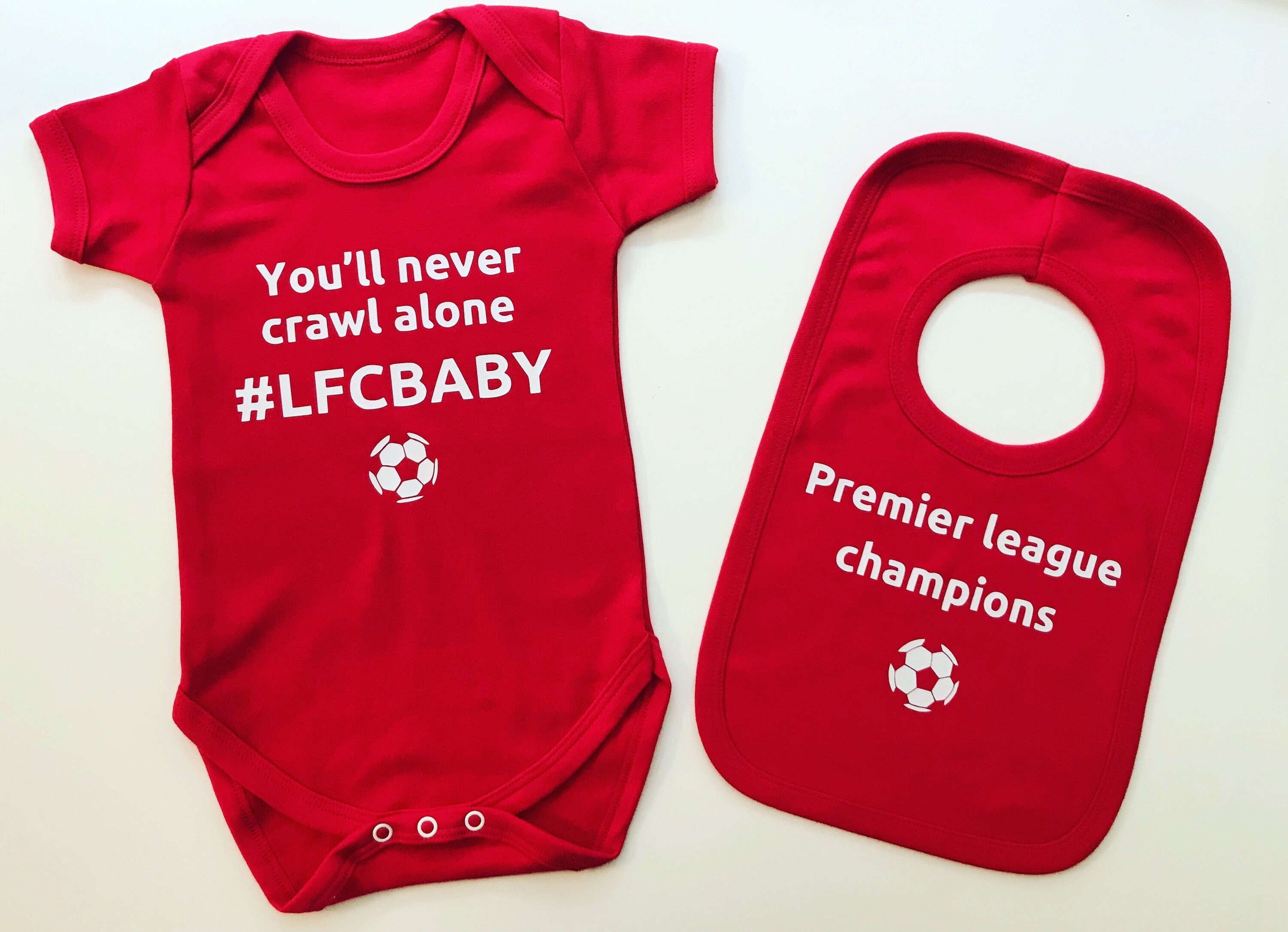 Unofficial Liverpool FC baby vest and bib set Etsy