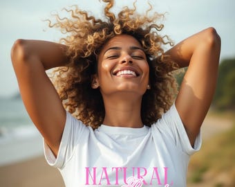 Afro Woman SVG: Natural Beauty, Melanin Art (Digital Download)