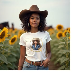 Real Cowgirl – Black Cowgirl SVG, PNG | Western Afro Woman Digital Download for Cricut & Sublimation
