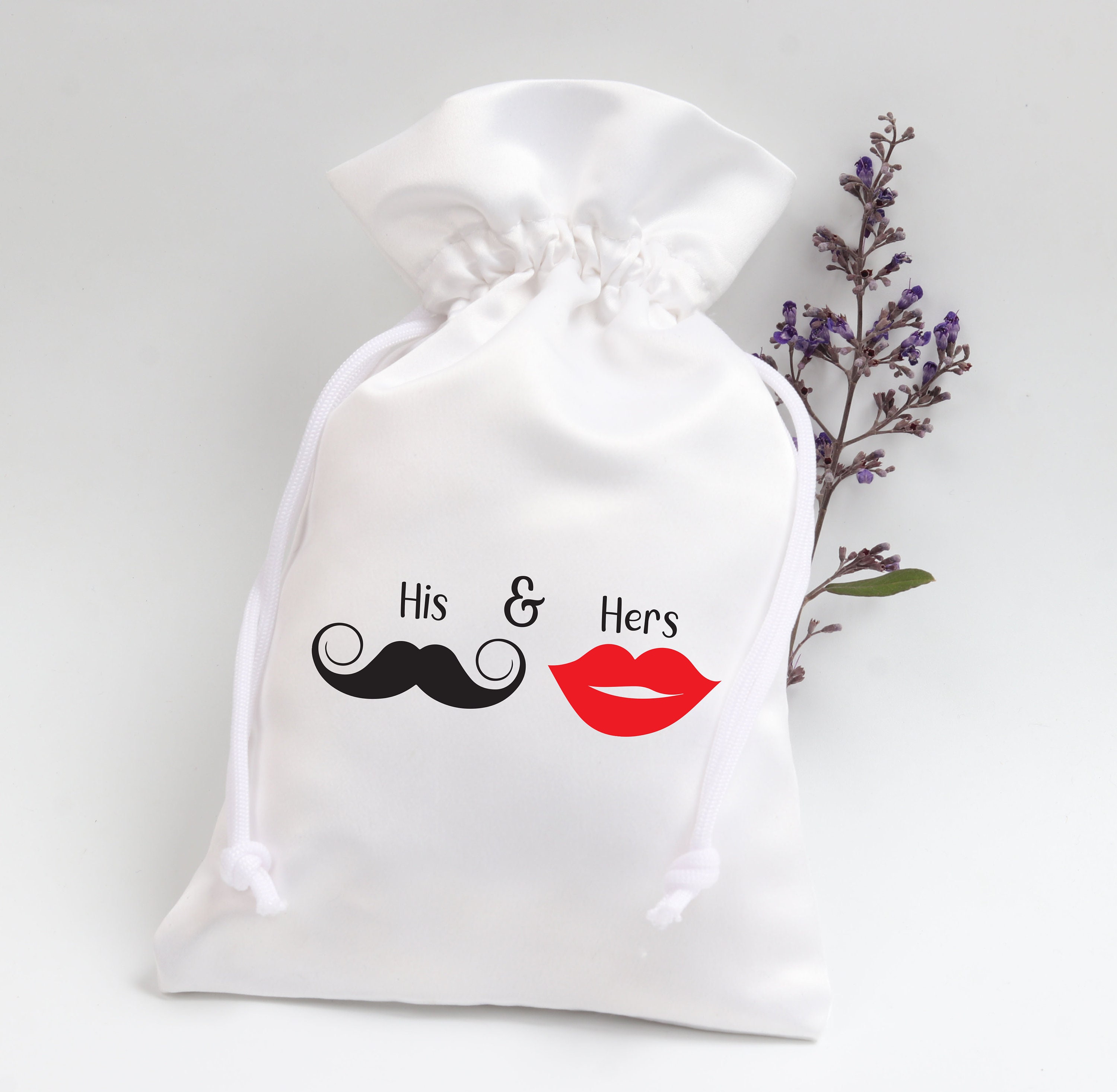 His and Hers bags His and Hers favor bags His and Hers Etsy