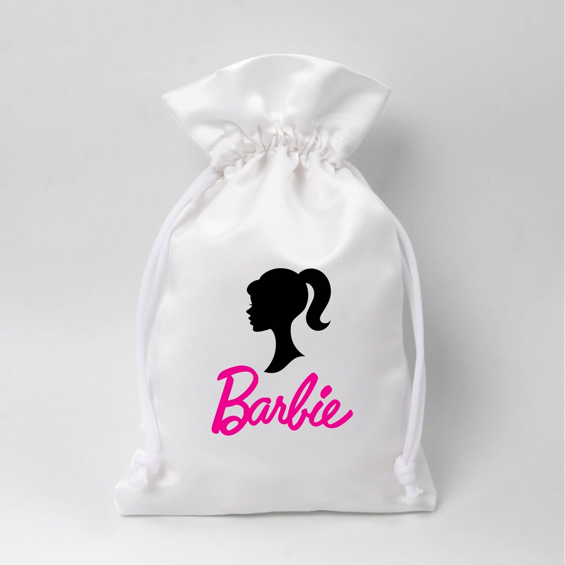 Barbie Doll Party Favor Bags Pink and Black Barbie Favor - Etsy