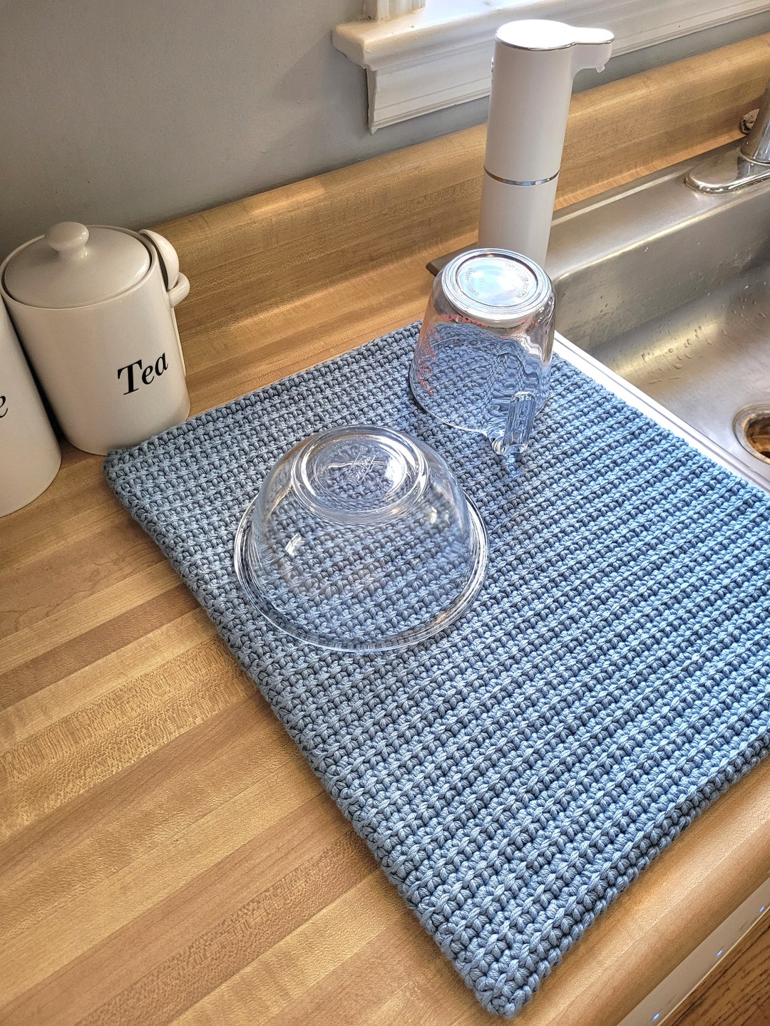 PATTERN Kent Dish Drying Mat I Crochet Dish Mat I Handmade Dish Mat Etsy