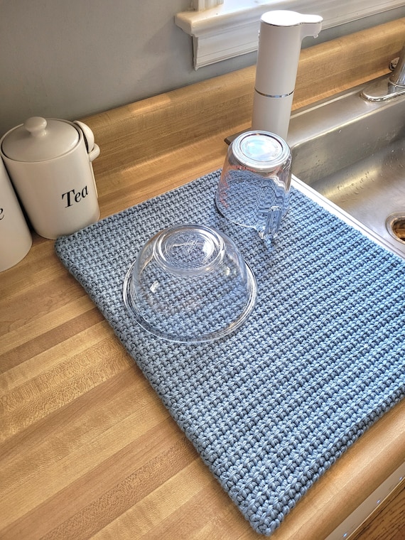 PATTERN Kent Dish Drying Mat I Crochet Dish Mat I Handmade Etsy