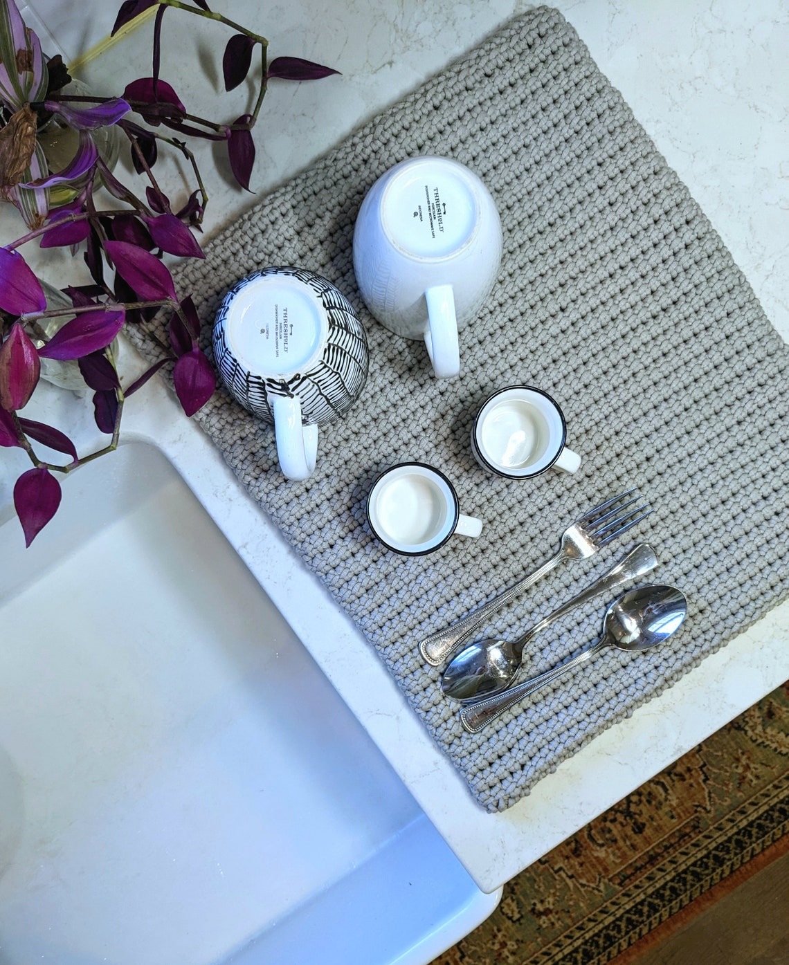 PATTERN Kent Dish Drying Mat I Crochet Dish Mat I Handmade Etsy