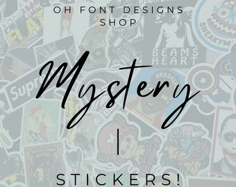 Mystery Sticker Pack - 5 Surprise Stickers in Every Purchase!