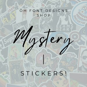 Mystery Sticker Pack - 5 Surprise Stickers in Every Purchase!