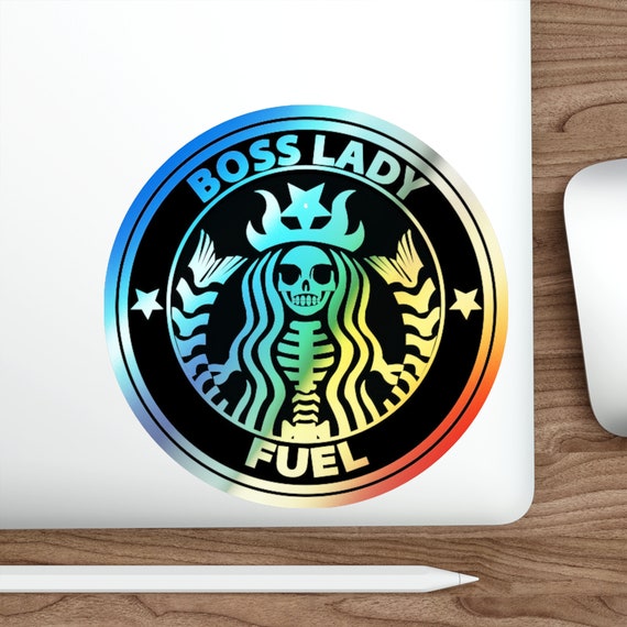 スターバックス スケルトンロゴ ホログラフィック ダイカット