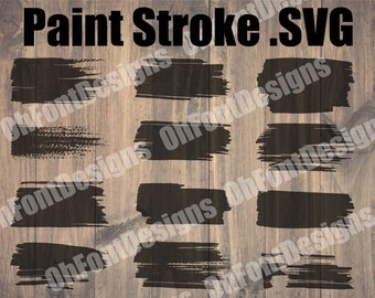 Handmade Brush Stroke Vector Set - Easy to Use for any DIY Design Projects