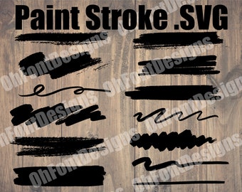Handmade Brush Stroke Vector Set - Easy to Use for any DIY Design Projects