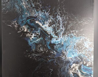 Original Acrylic Pour Paintings - Colorful and Unique Artwork