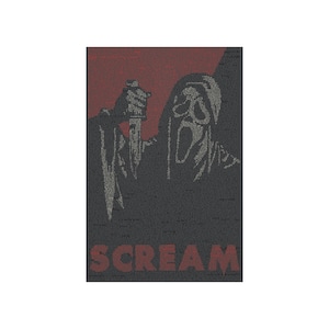 Scripted Scream: Scream Poster Made Entirely from the Movie Script