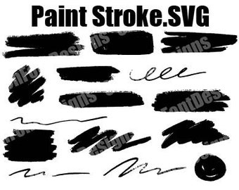 Handmade Brush Stroke Vector Set - Easy to Use for any DIY Design Projects