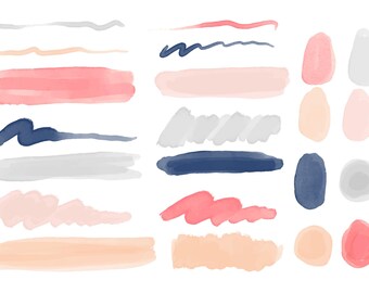 Handmade Brush Stroke Vector Set - Easy to Use for any DIY Design Projects