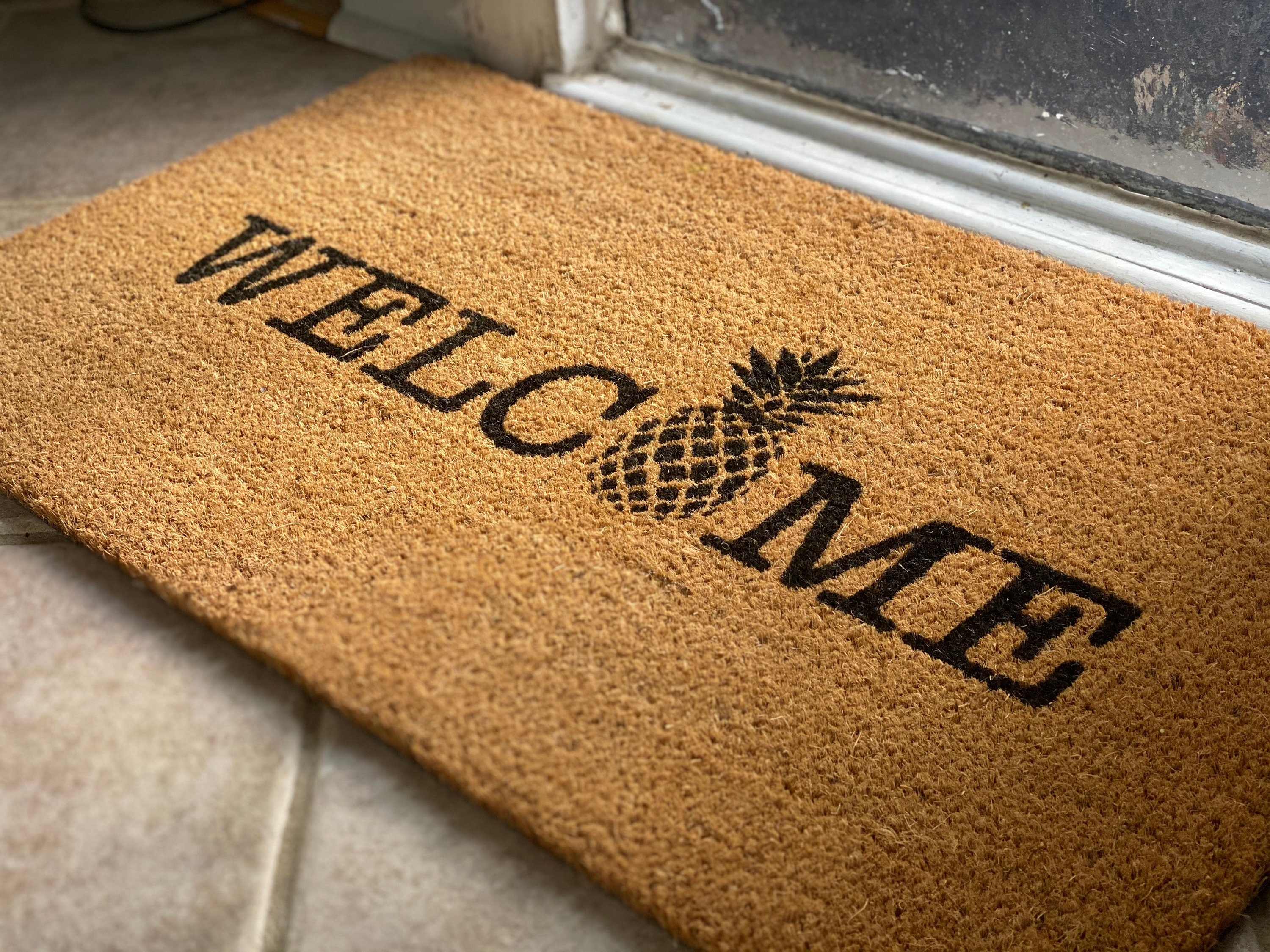 Pineapple Mat Doormat Door Mat Etsy