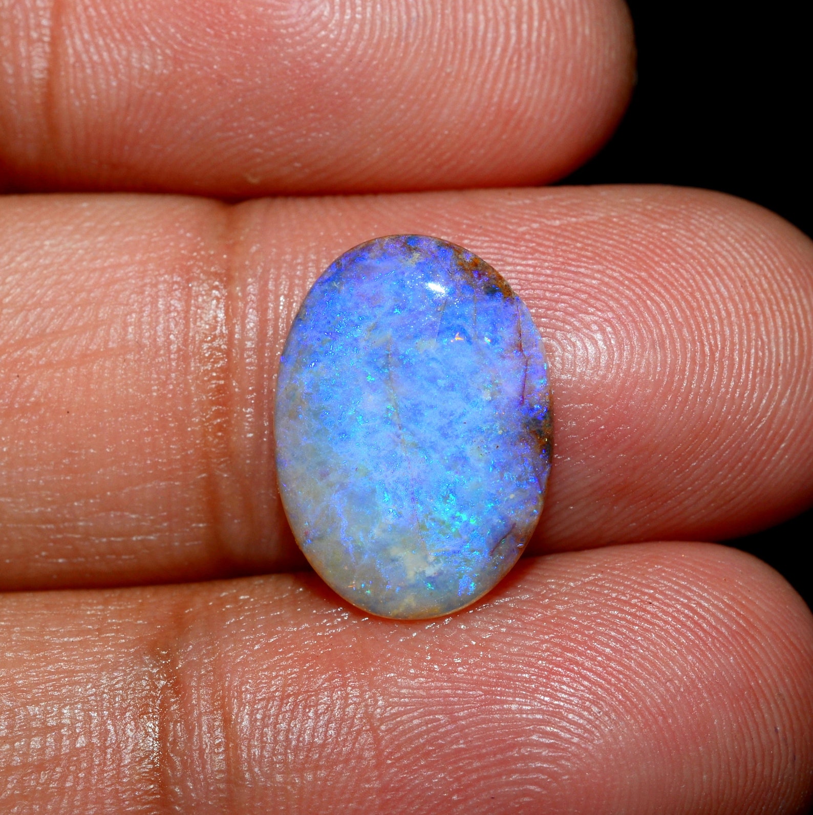 Blue Fire Opal Stonewelo Opalaustralian Opal Etsy
