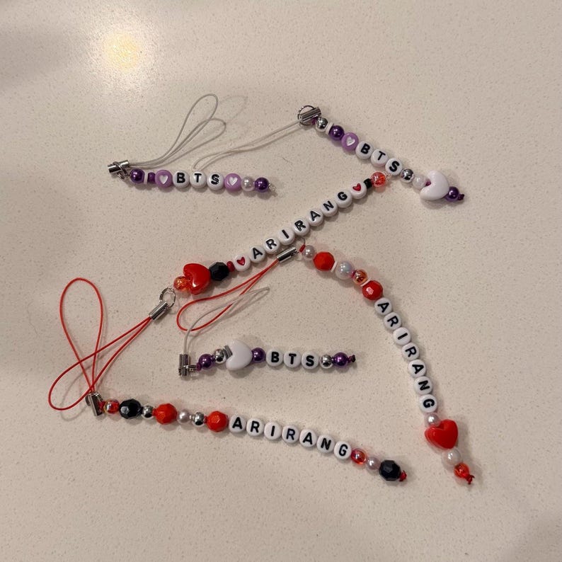 BTS & Arirang Phone Charm Keychain / KPOP Concert Bulk Freebies - Etsy