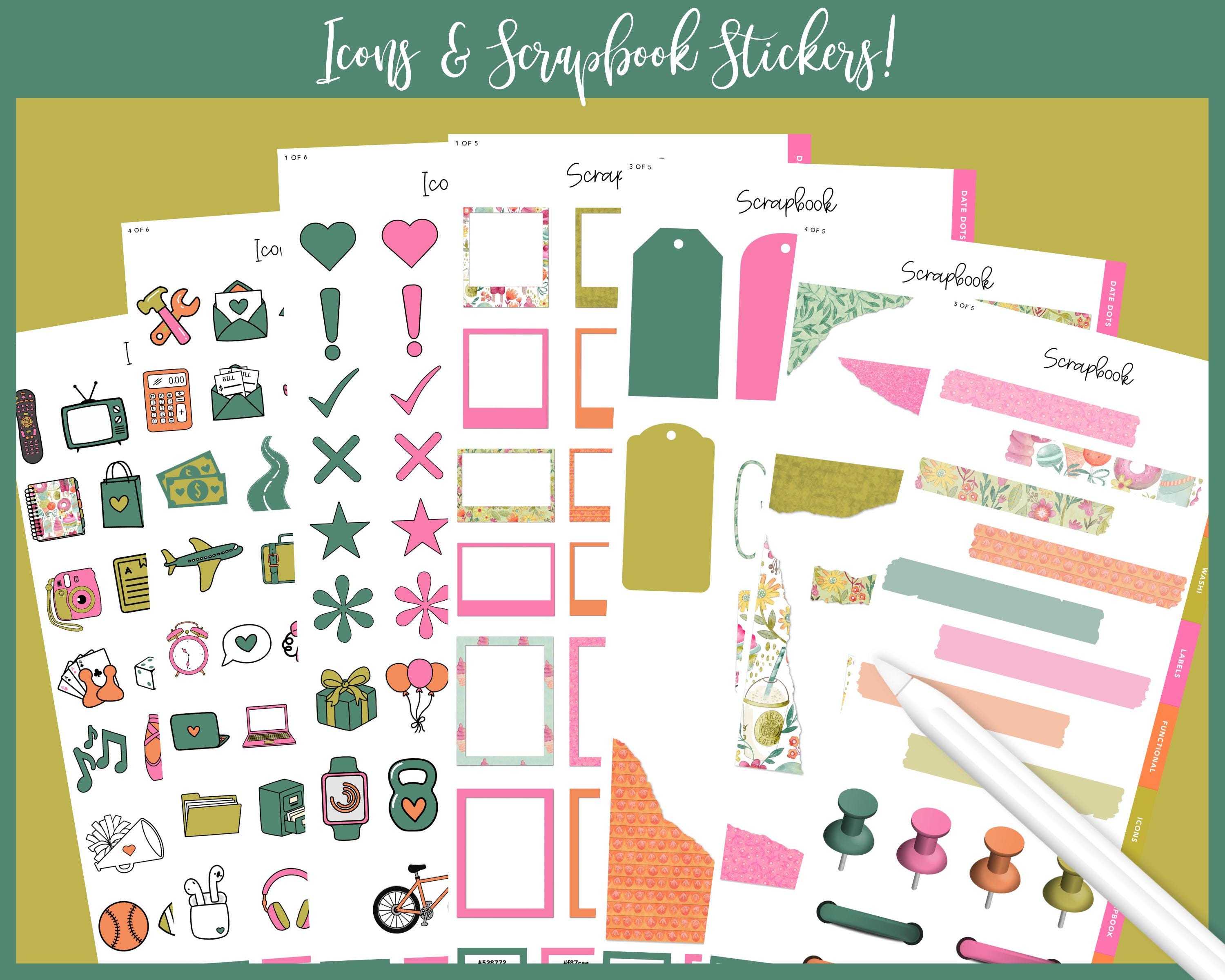 Split Paper Sticker 2025 Kit 21 Split Screen Sticker Book | Sugar Rush Mode | Summer Treat ...
