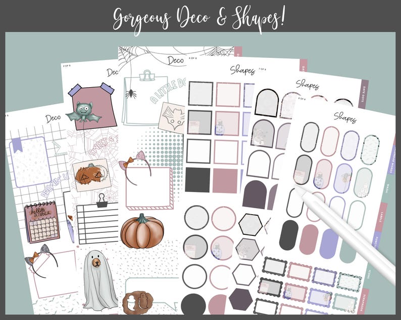 Split Paper Sticker 2025 Kit 34 Split Screen Sticker Book | No Tricks, Just Treats ...