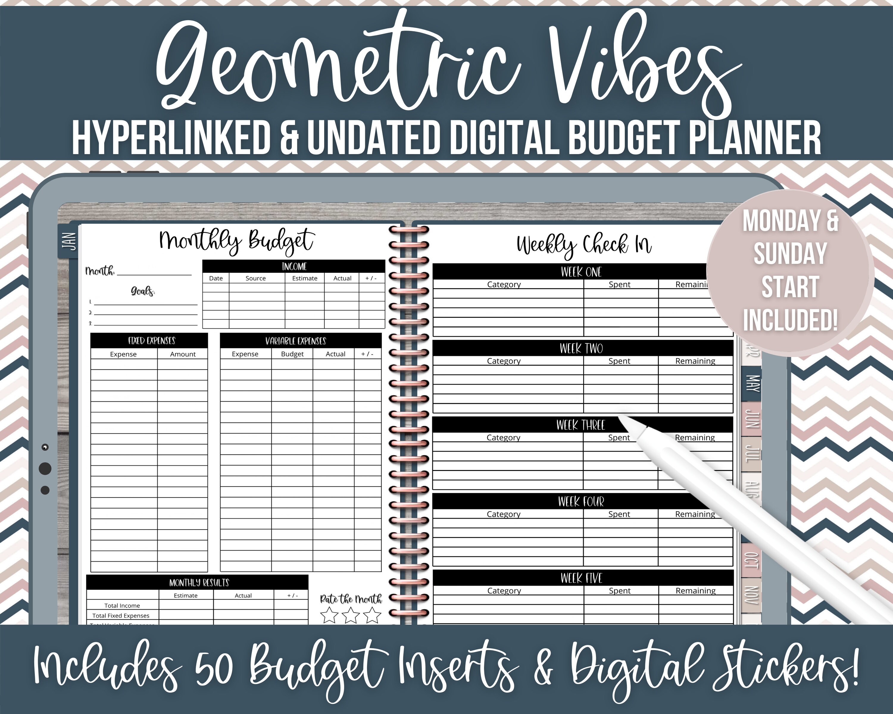 free digital budget planner free digital budget planner