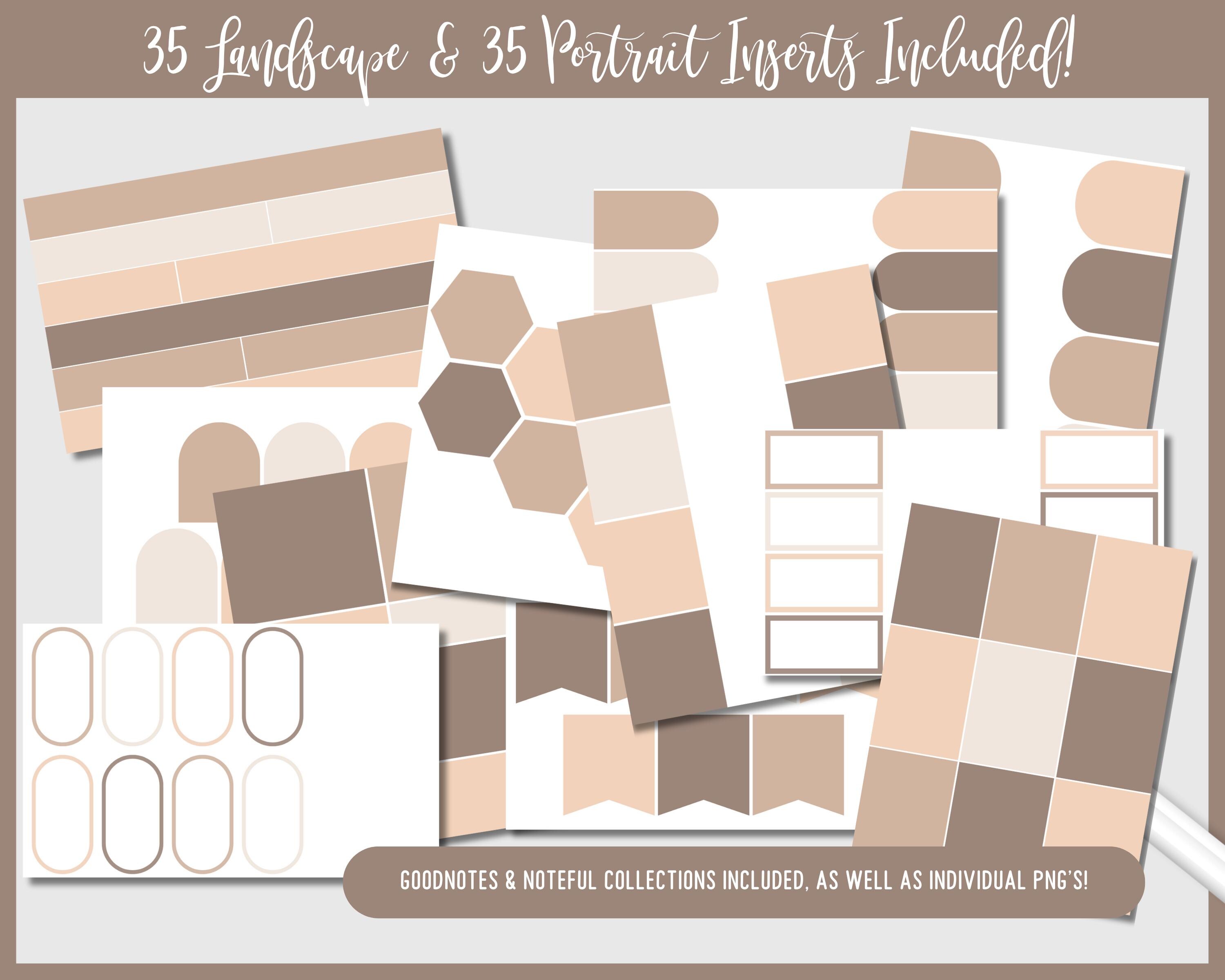 2025 Kit 37 Digital Planner Inserts | Crisp Air & Cozy Vibes ...