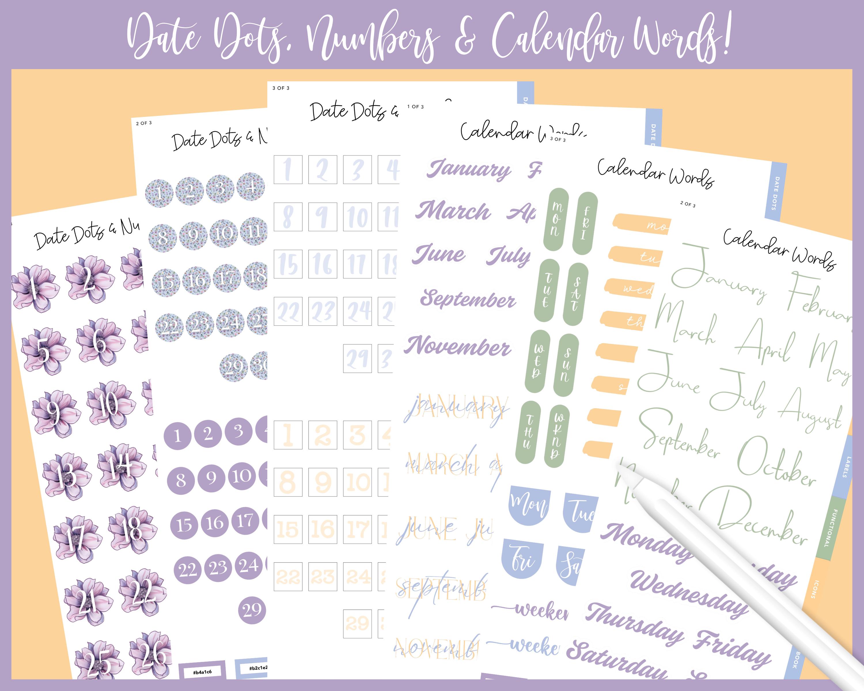Split Paper Sticker 2025 Kit 12 Split Screen Sticker Book | Steeping in Sunshine | Spring ...