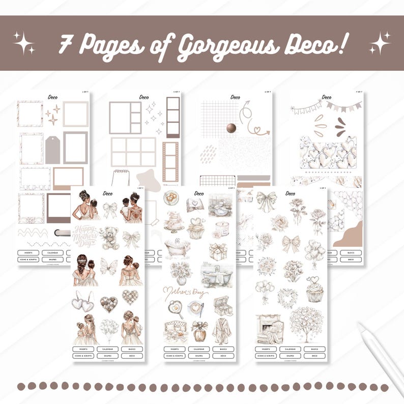 Mini Split Sticker 2026 Mini Kit 1 Sticker Book | Heart of the Home | Split Screen ...