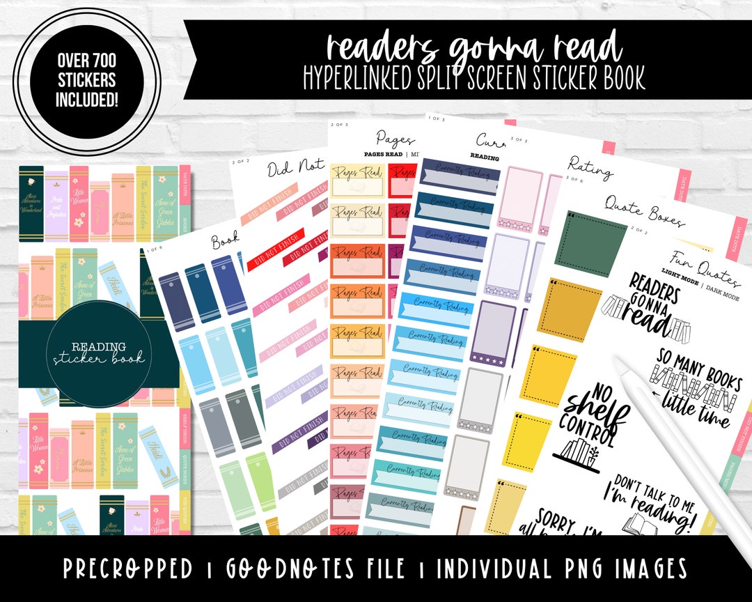 Pre Read Sticker Reading Sticker Book | Over 700 Stickers in 70 Colors | Hyperlinked ...