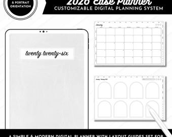 2026 P2P Ease Digital Planner | Best Dated All in One Digital Planner | Customizable Modern Planner System | Landscape & Portrait Included
