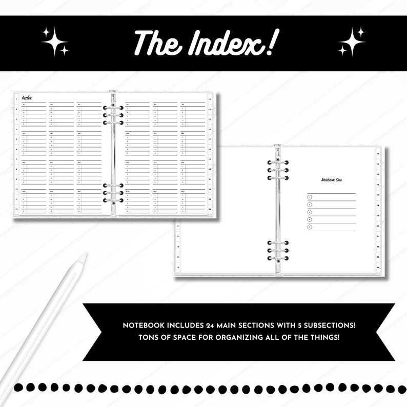 Digital Notebook Rings P2P Digital Notebook | Binder Style With Binder Rings | Customizable ...