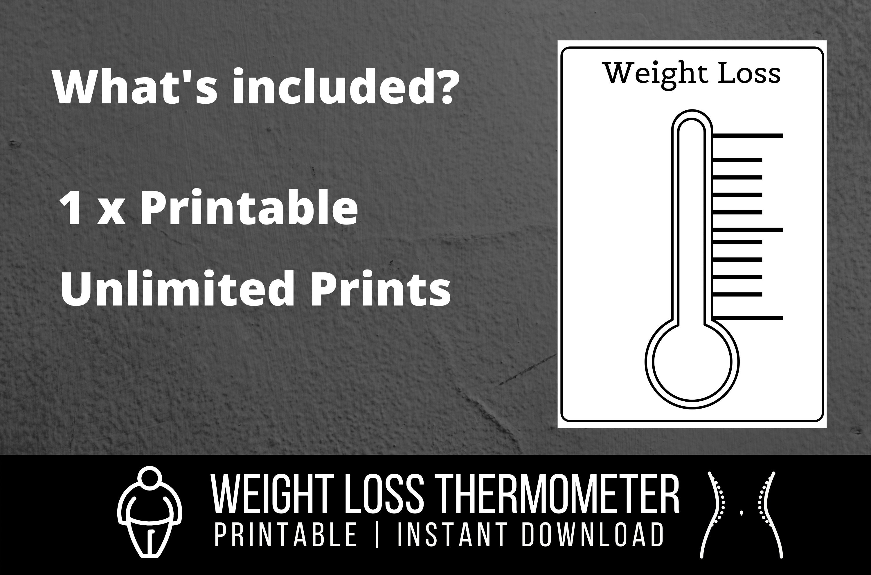 Weight loss Thermometer how to lose weight Weight Loss | Etsy