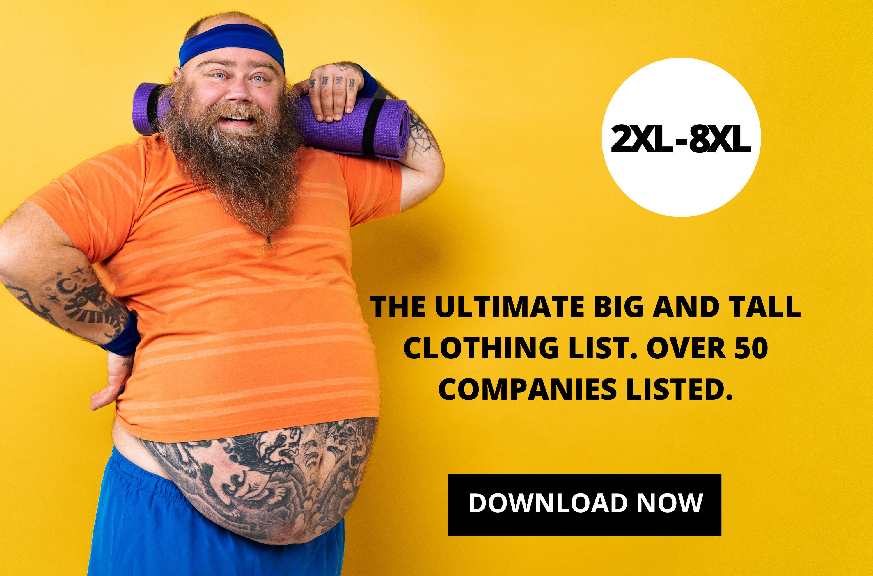 Plus Size Men Clothing Brand List Big 