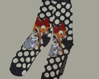 DISNEY Bambi & Thumper-sokken met ronde hals (volwassen maat)