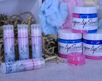 COTTON CANDY Collection - Lip Balm and Lip Scrub