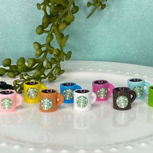 Miniature Coffee Cups Boba Drinks Frappuccino Whipped Cream Drink Toys Jewelry Making DIY
