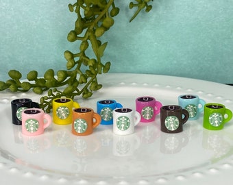 Miniature Coffee Cups Boba Drinks Frappuccino Whipped Cream Drink Toys Jewelry Making DIY
