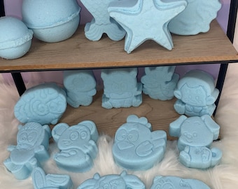 Set of Bubble Bath Bath Bombs BUBBLEGUM Scented Kids or Adults