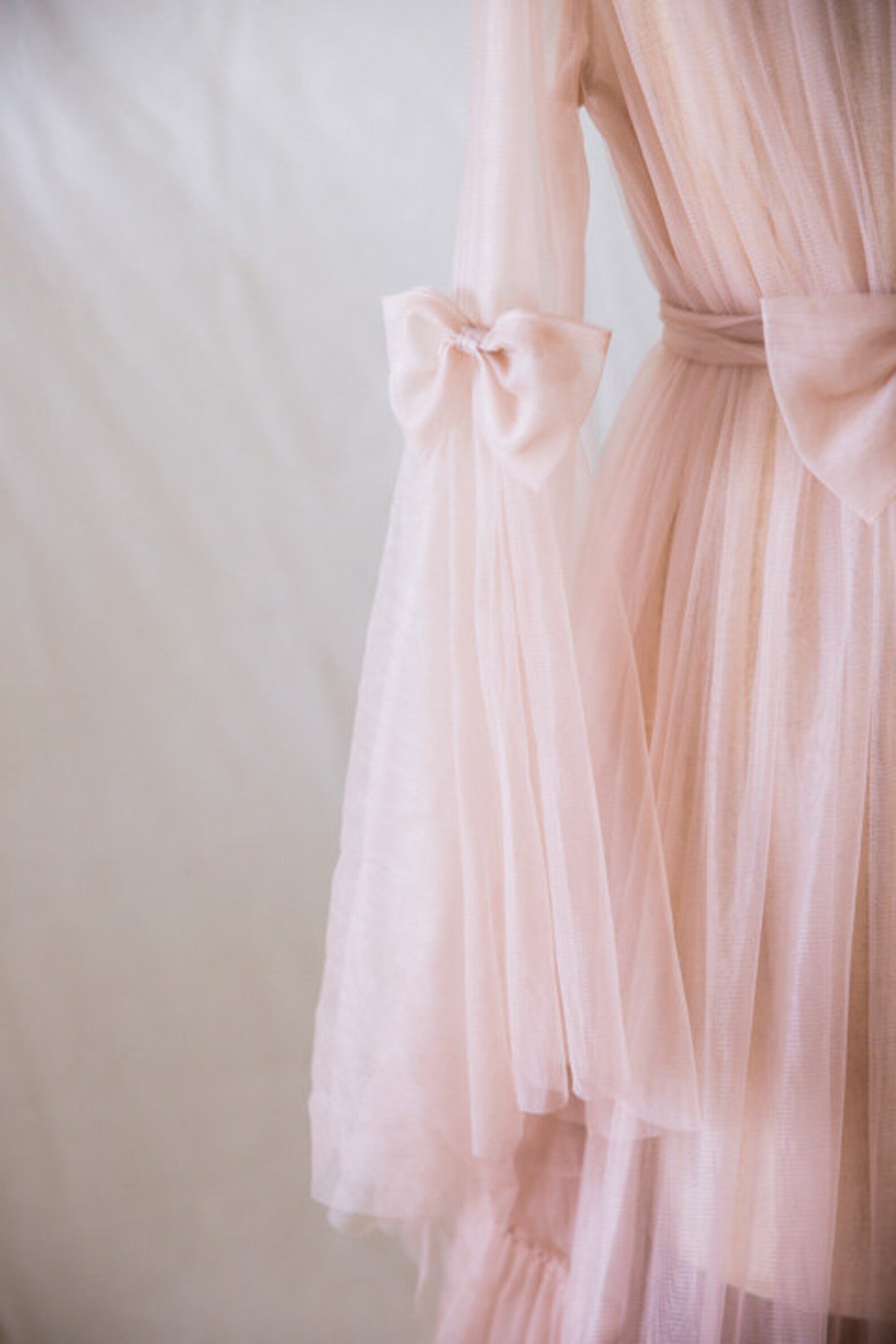 tulle robe for photoshoot
