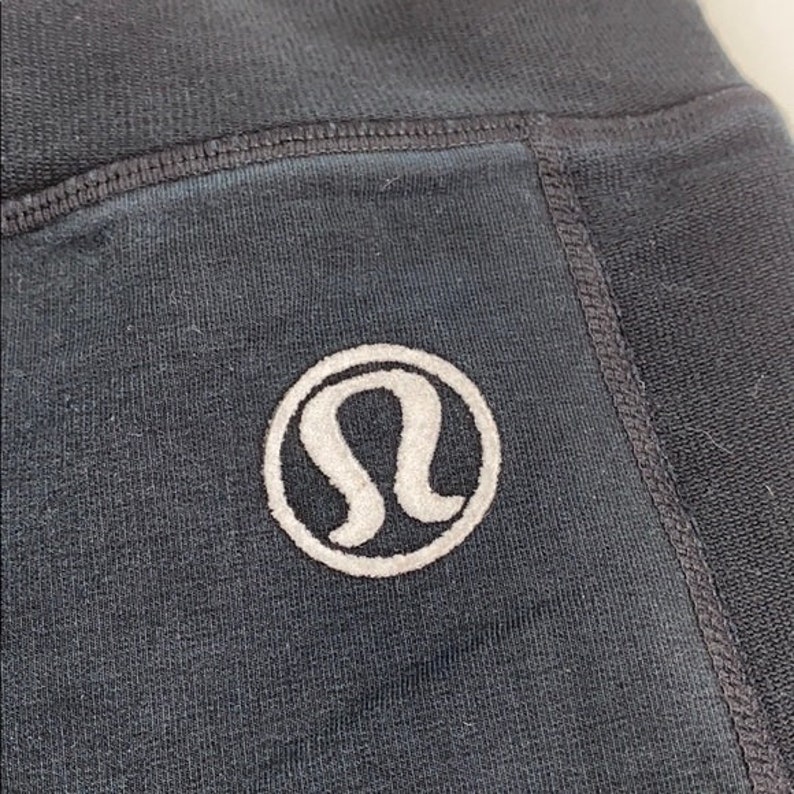 Lululemon Vintage early 2000 Sweat Pant Black Etsy