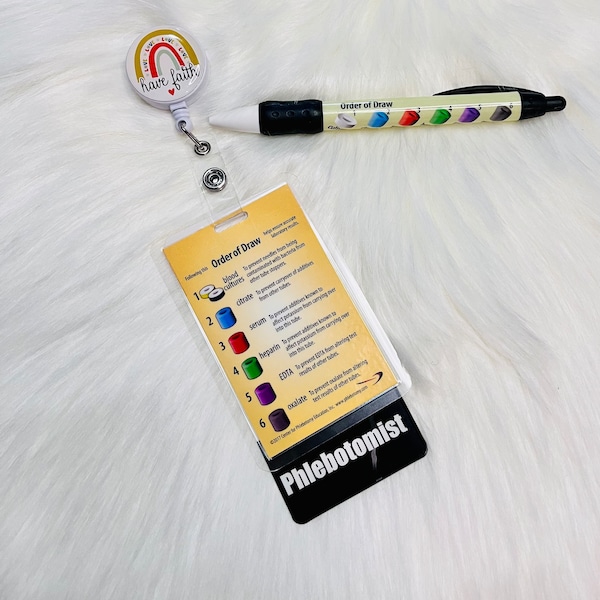 Order of Draw Badge Card - Etsy