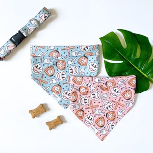Baseball Dog Bandana - Ball Game - Baseball Puppy Bandana, Baseball Scarf, Spring Boy Dog Bandana, Baseball Lover Gift, Dog Lover Gift