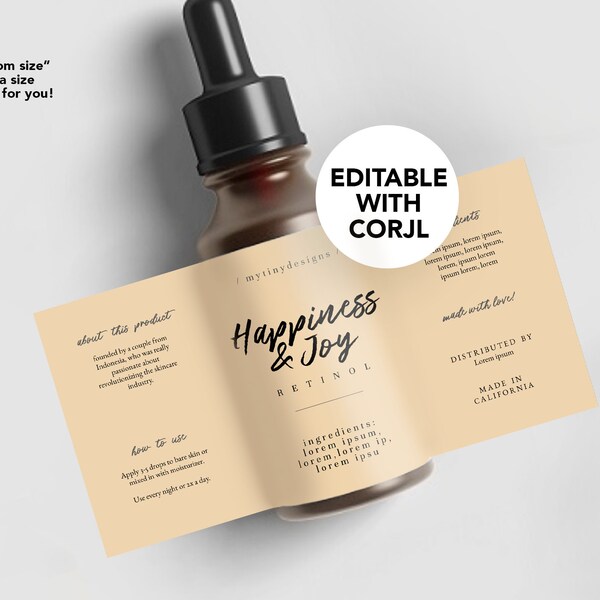 Wrap Around Labels Shop Online Etsy