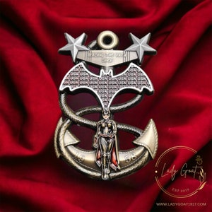 BW Lady Goat | Marine Chick Chief Challenge-munt | Militaire munt | Vleermuisvrouw