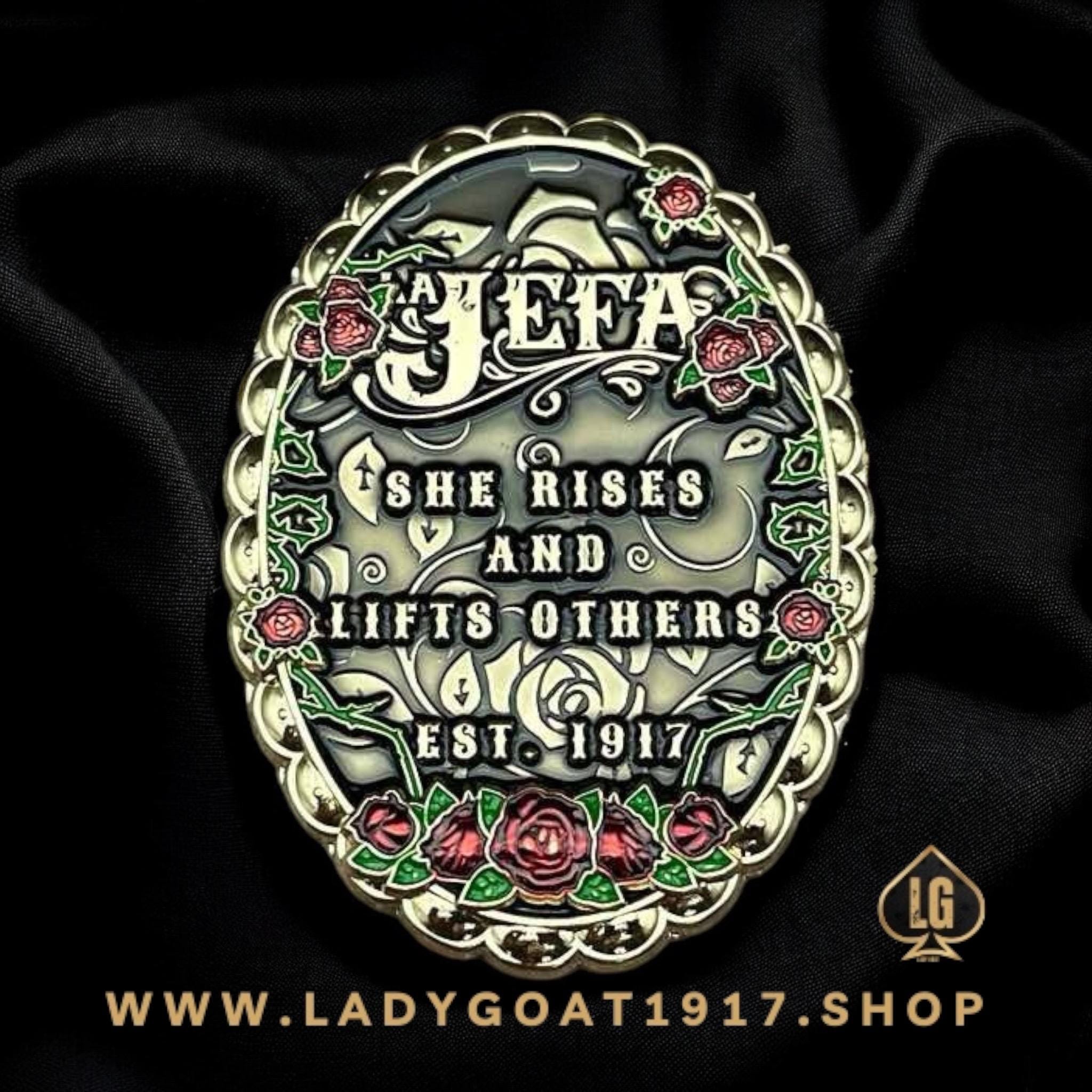 Jefa  | Lady Goat | Challenge Coin | Chief | Gift for Military Woman |  Military Collectible | Sailor Challenge Coin  |  CPO | SCPO | MCPO