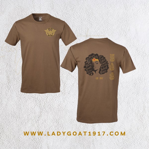 Diva Lady Goat | WW Cotton Coyote Tee | Navy Chief T-shirt | Chick Chief  | Chief Season shirt | Gift for Chief |