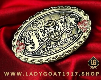 La Jefa  Chief | Belt Buckle | Lady Goat | Chick Chief | Gift for Chief