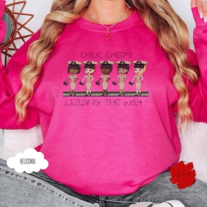 Limited Edition Chick Chief Leading The Way | Lady Goat | Navy Chief | Gift for Chief | Gift for Sailor | Pink Sweater | Holiday Gift