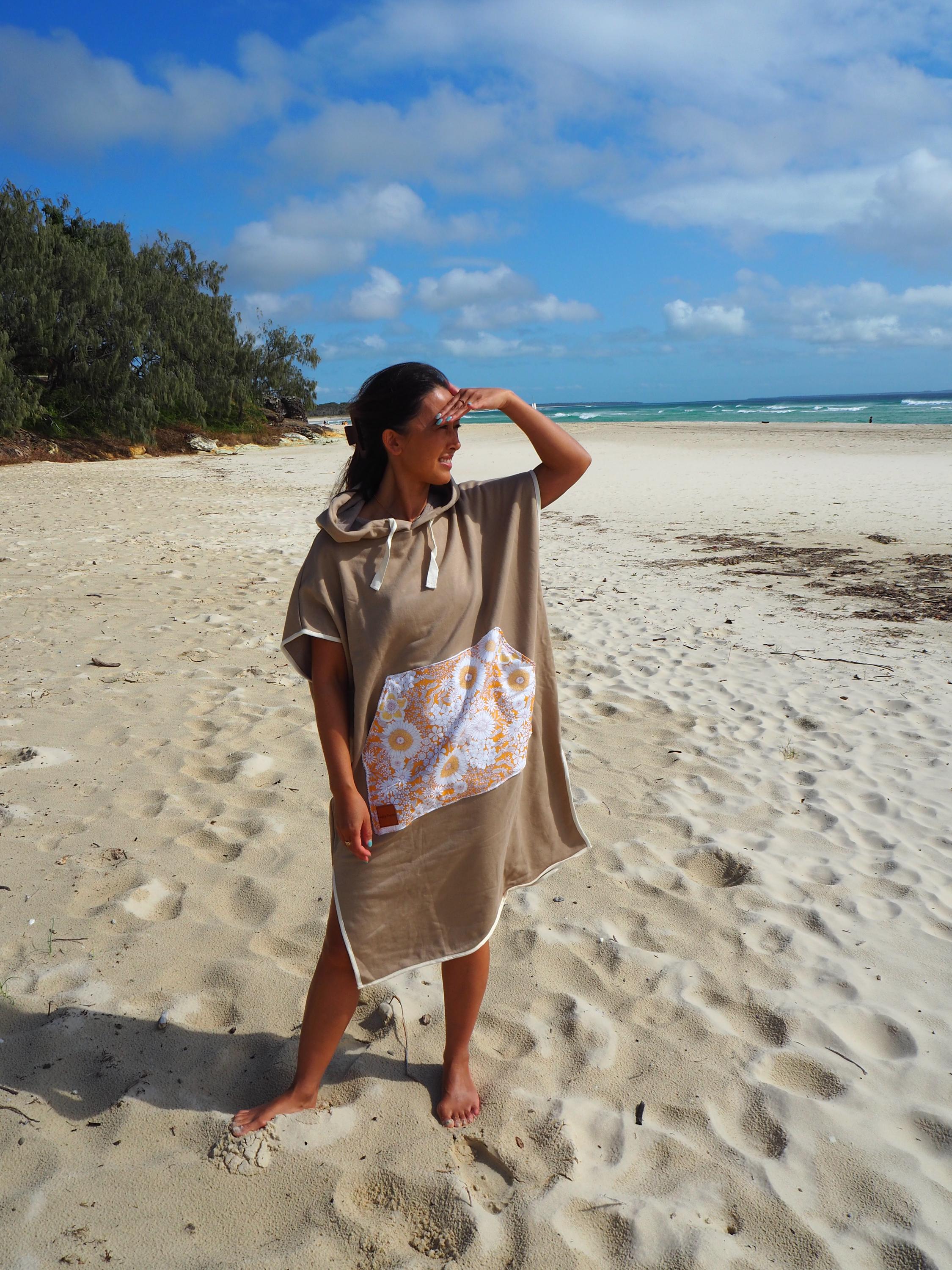 Hooded beach towel womens sale