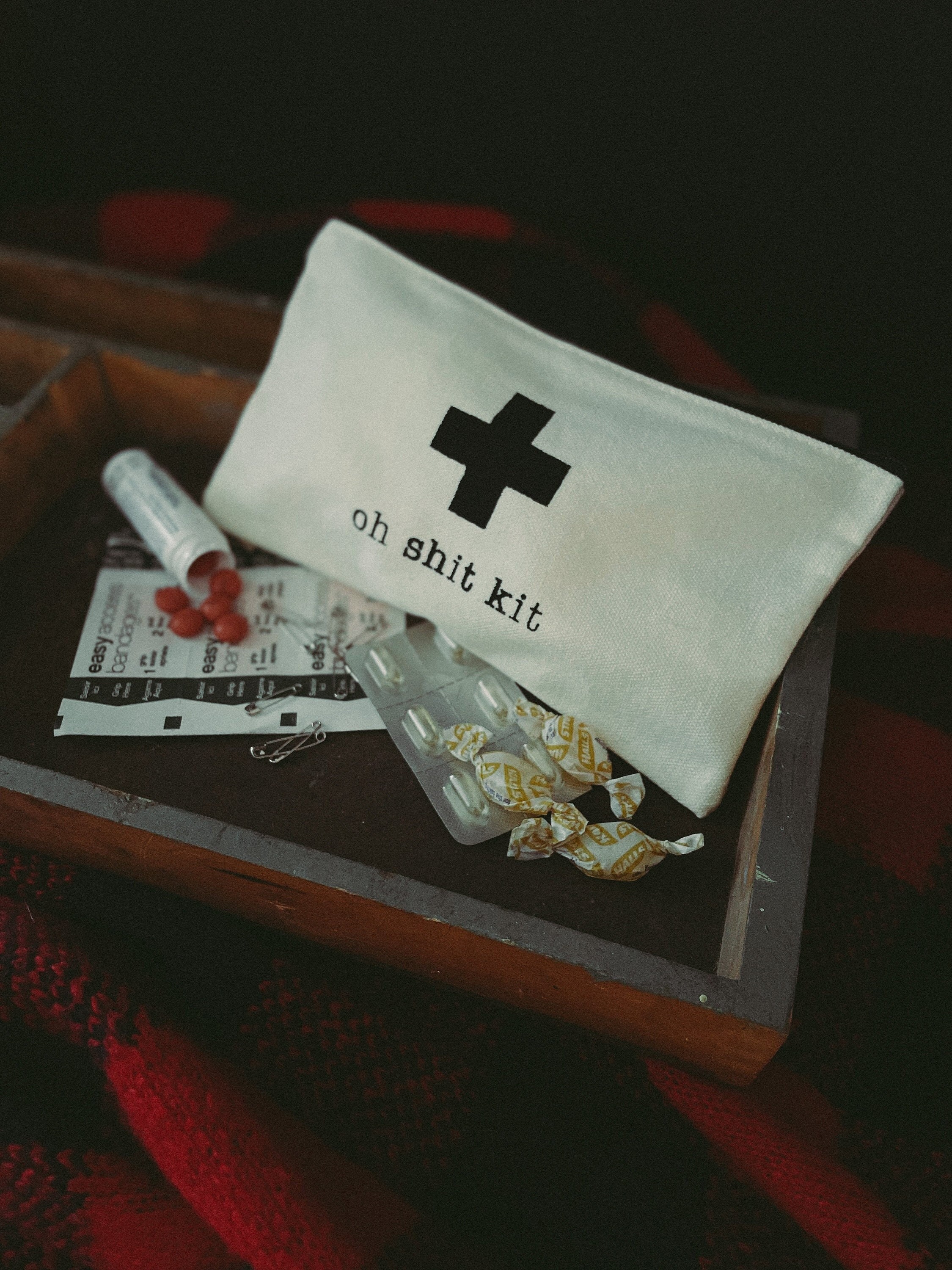 The Original Oh Shit Kit, First Aid Pouch, Gift for Nurse