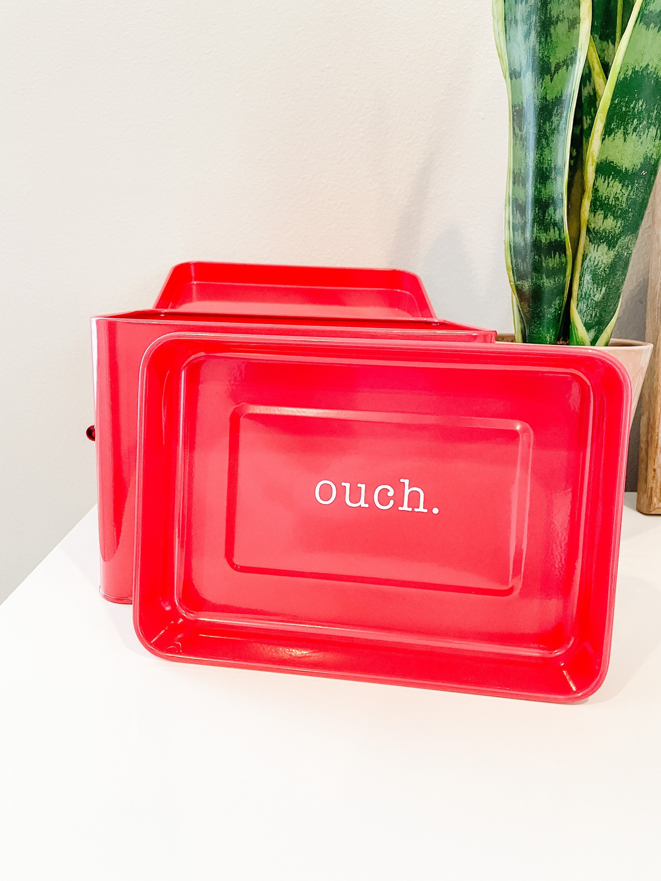 Cute Red First Aid Kit Medicine Storage Chest Etsy